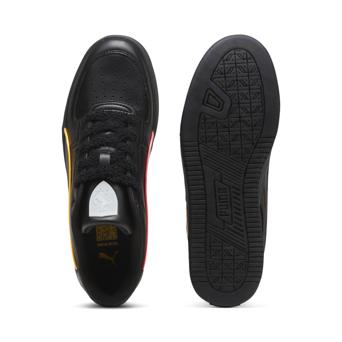 Puma  Ferrari Caven 2.0 Neon Siyah Unisex Günlük Spor Ayakkabı