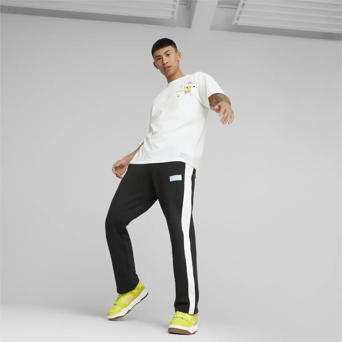 PUMA X SPONGEBOB T7 Pants Siyah Erkek Pantolon