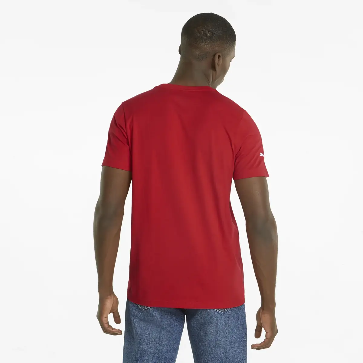 Puma Ferrari Race Color Shield Te Kırmızı Erkek T-Shirt