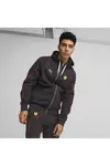 Puma Ferrari Race Hooded Sweat Jacket Siyah Erkek Fermuarlı Sweatshirt