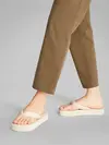 Calvin Klein BEACH SANDAL FLATFOR Bej Kadın Parmak Arası Terlik