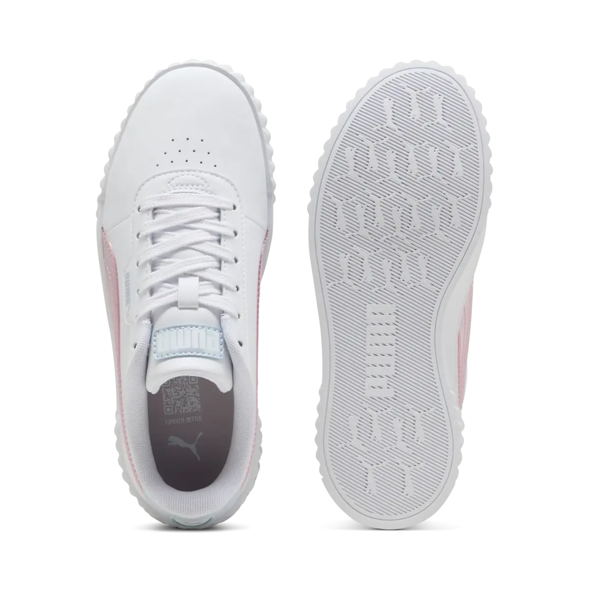 Puma Carina 3.0 Blurry Dreams Jr Beyaz Kadın Spor Ayakkabı & Sneaker