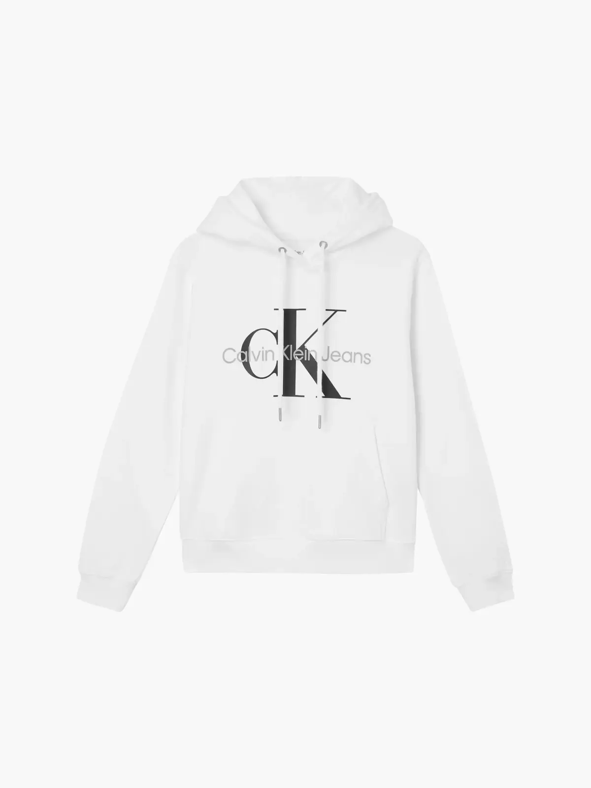 Calvin Klein CORE MONOLOGO HOODIE Kadın Beyaz Hoodie
