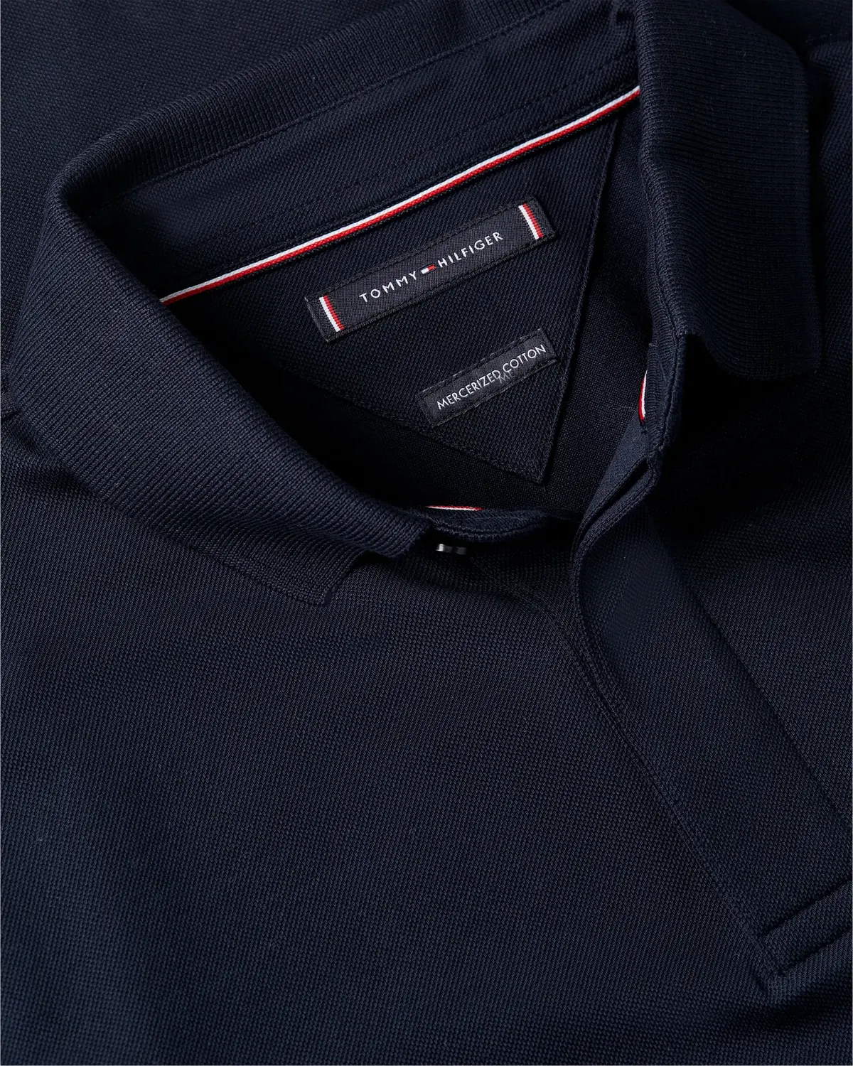 Tommy Hilfiger HIDDEN PLACKET REG P, DW5 Siyah Erkek T-Shirt & Polo