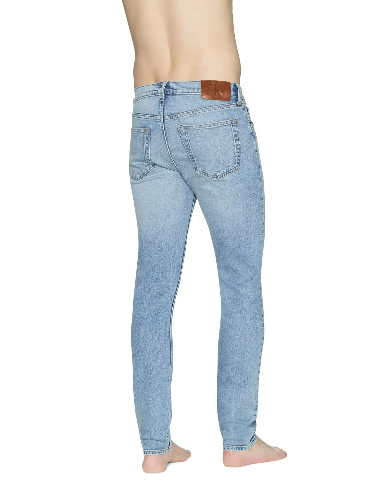 Calvin Klein SLIM TAPER DISPATCHER JEAN Erkek Mavi Kot Pantolon