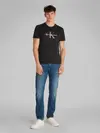 Calvin Klein SS HERO MONOLOGO TEE, UB1 Siyah Erkek T-Shirt & Polo