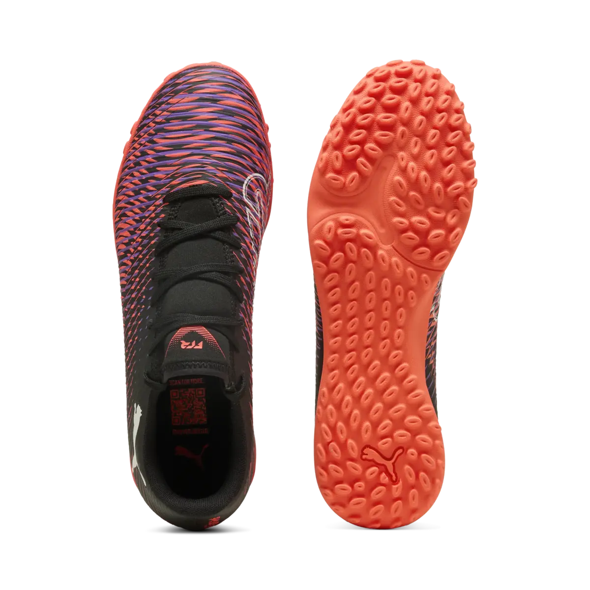 Puma FUTURE 8 PLAY TT Siyah Erkek Halı Sah Ayakkabısı
