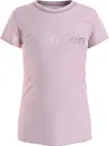 Calvin Klein INST SILVER LOGO SLI Kadın Pembe T-Shirt