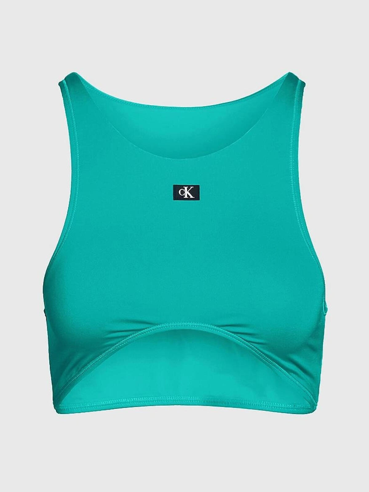 Calvin Klein CROP TOP, D09 Kadın Yeşil Bralet