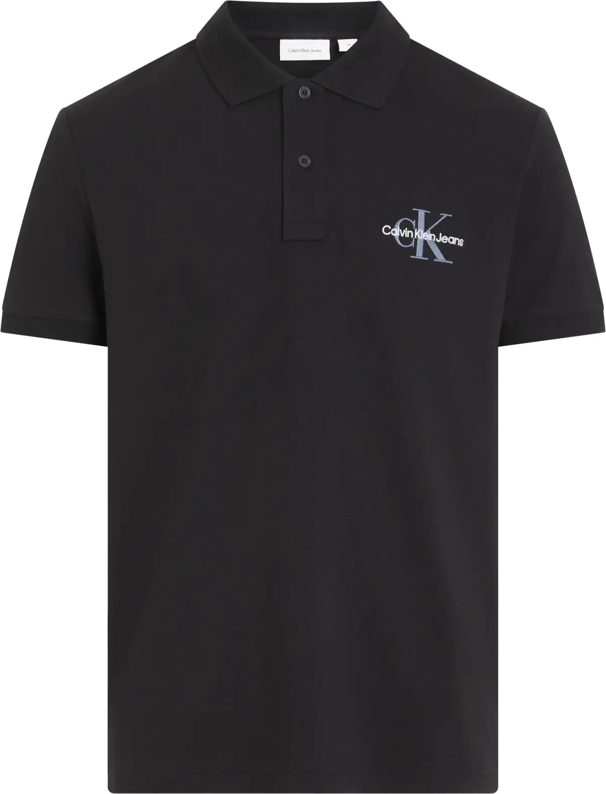 Calvin Klein MONOLOGO POLO, 0GM Siyah Erkek T-Shirt & Polo