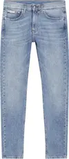 Calvin Klein SLIM TAPER Erkek Mavi Kot Pantolon