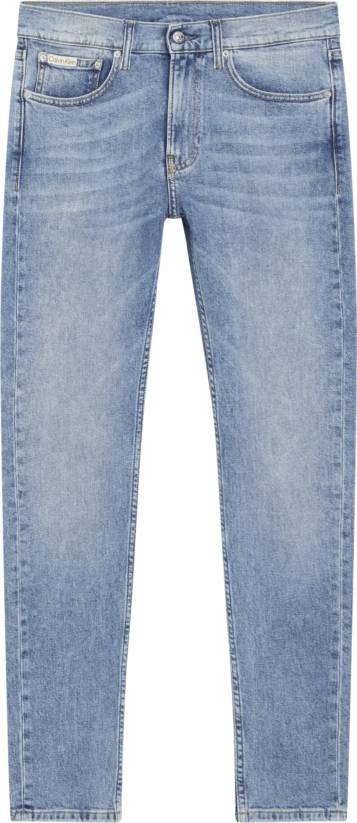 Calvin Klein SLIM TAPER Erkek Mavi Kot Pantolon