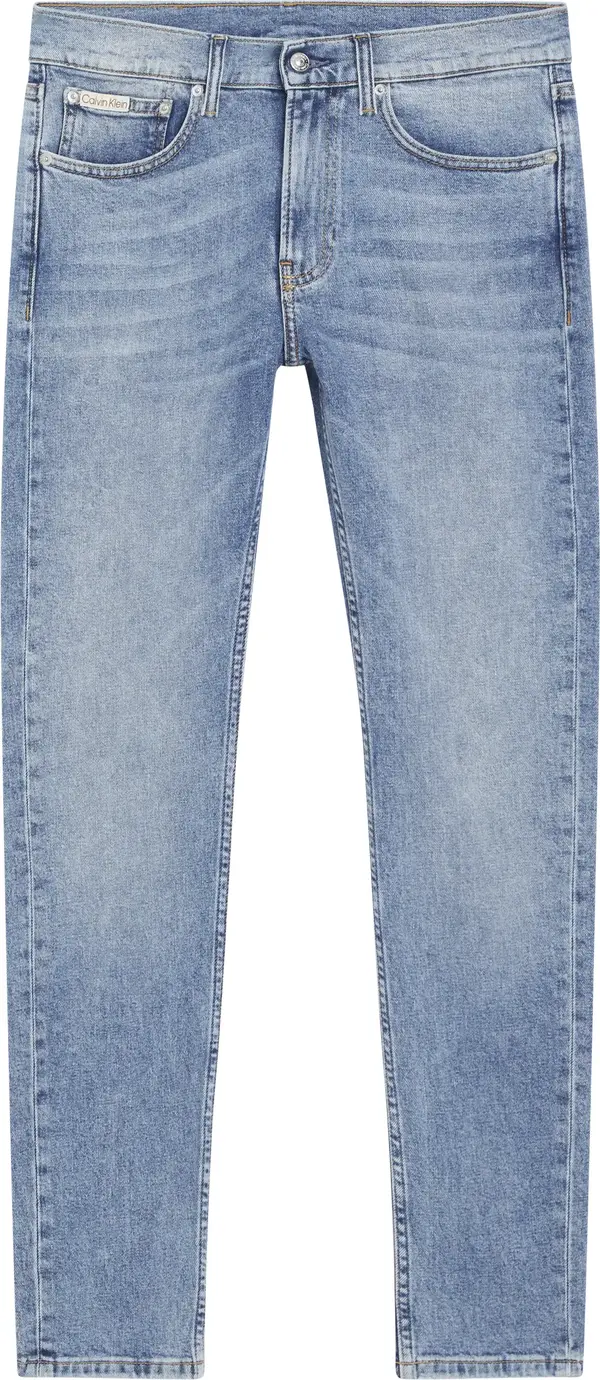 Calvin Klein SLIM TAPER Erkek Mavi Kot Pantolon