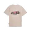 PUMA Ferrari Car Graphic Tee II Rose Latte Pembe Erkek T-Shirt & Polo