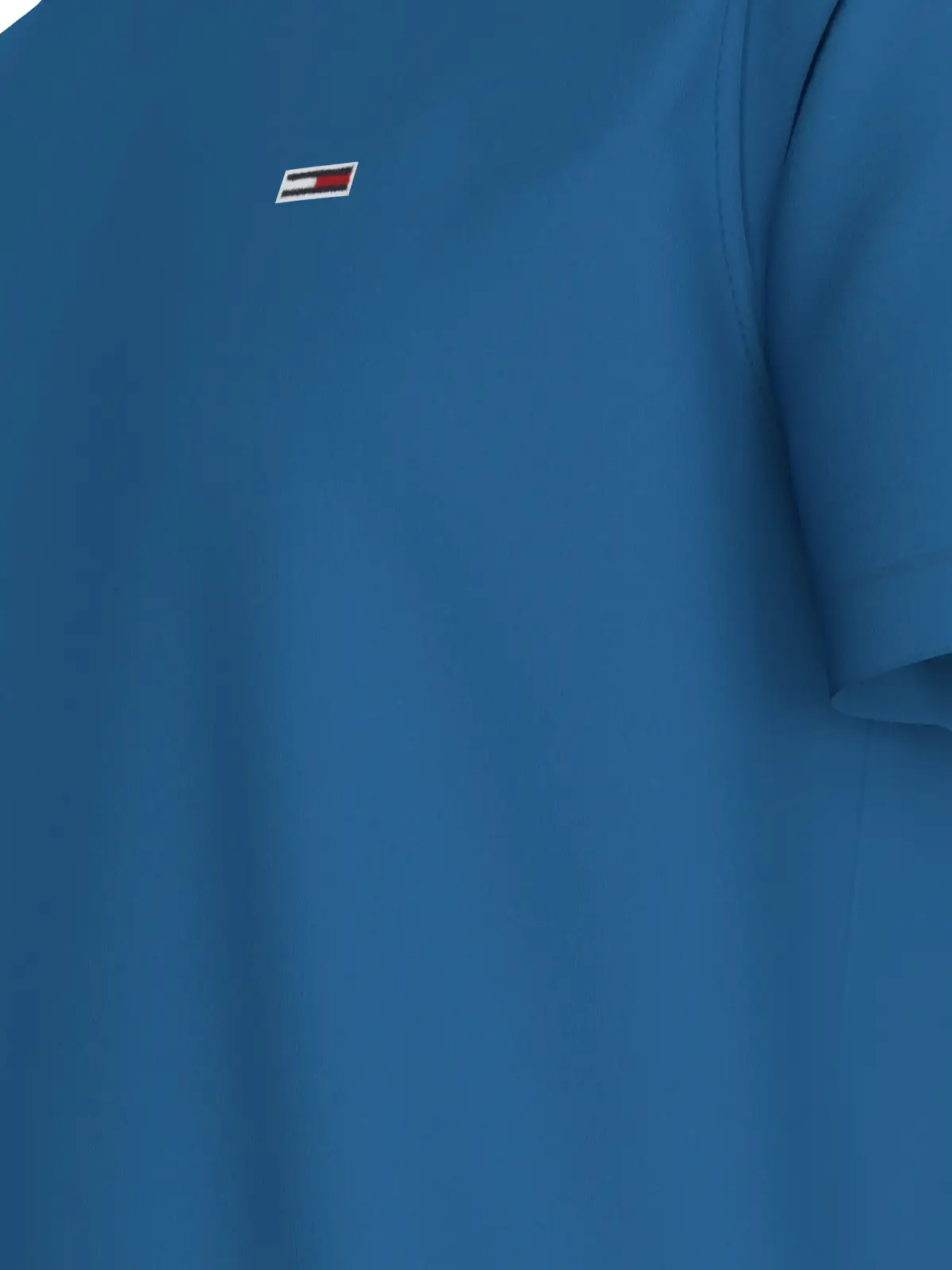 Tommy Hilfiger TJM SLIM RIB DETAIL Erkek Mavi T-Shirt