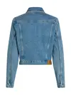 Calvin Klein CROPPED 90'S DENIM J, 1A4 Mavi Kadın Kot Ceket