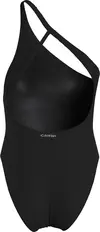 Calvin Klein ONE SHOULDER ONE PIE Kadın Siyah Mayo