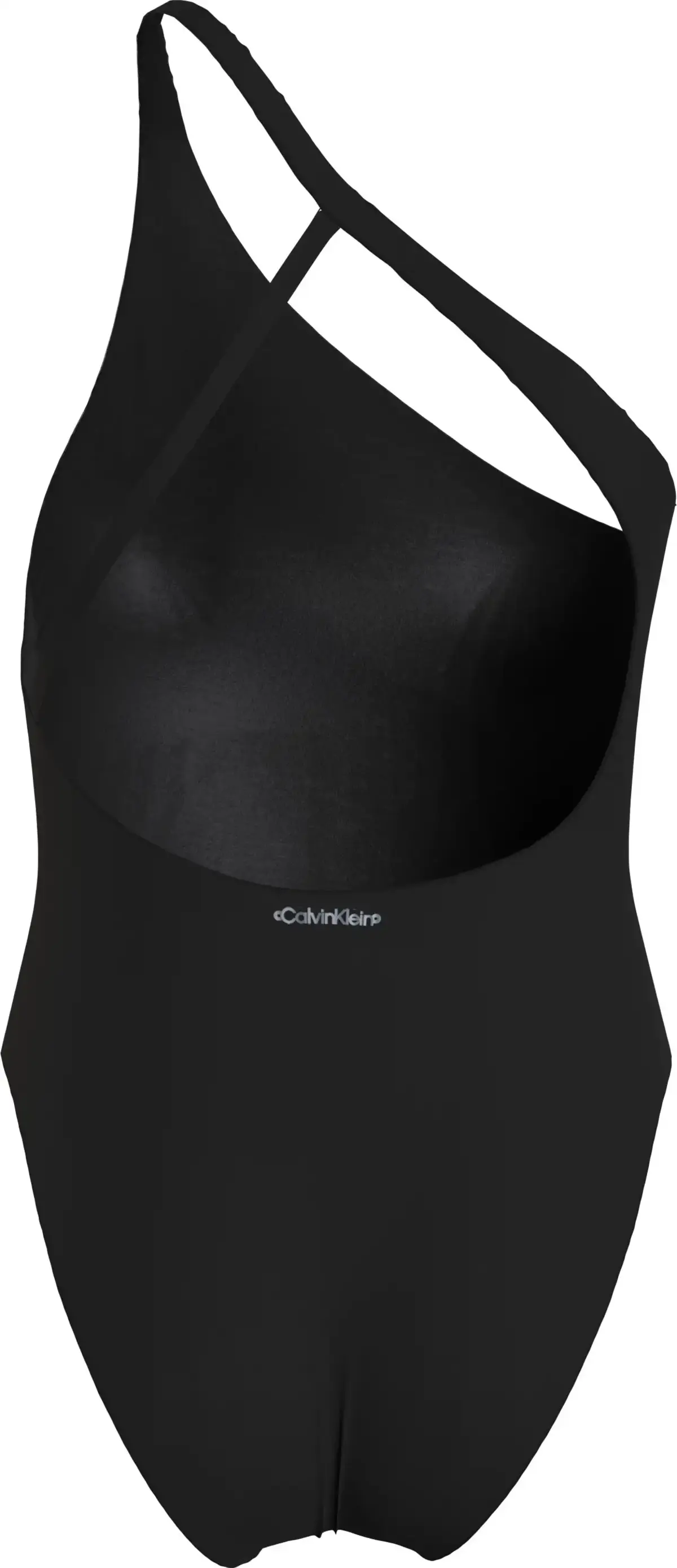 Calvin Klein ONE SHOULDER ONE PIE Kadın Siyah Mayo