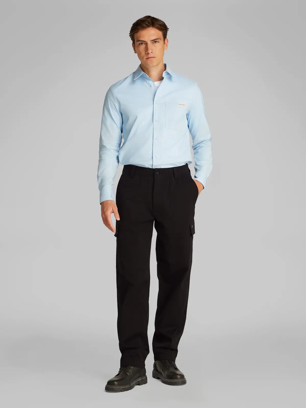 Calvin Klein REGULAR STRAIGHT Siyah Erkek Kargo Pantolon