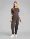 Calvin Klein CK APPLIQUE JOG PANT Gri Kadın Eşofman Alt