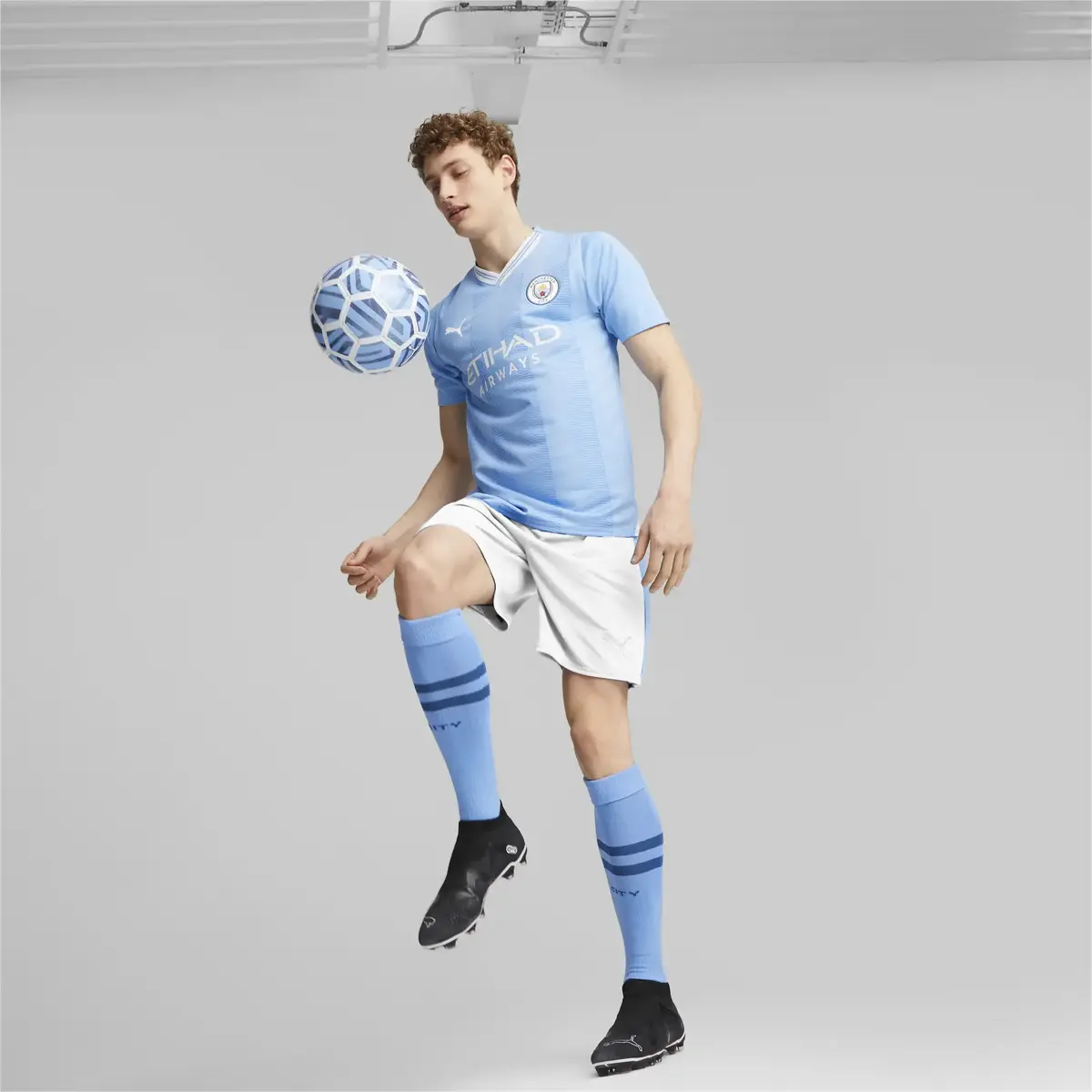 Puma MCFC Home Jersey Mavi Erkek Takım Forması