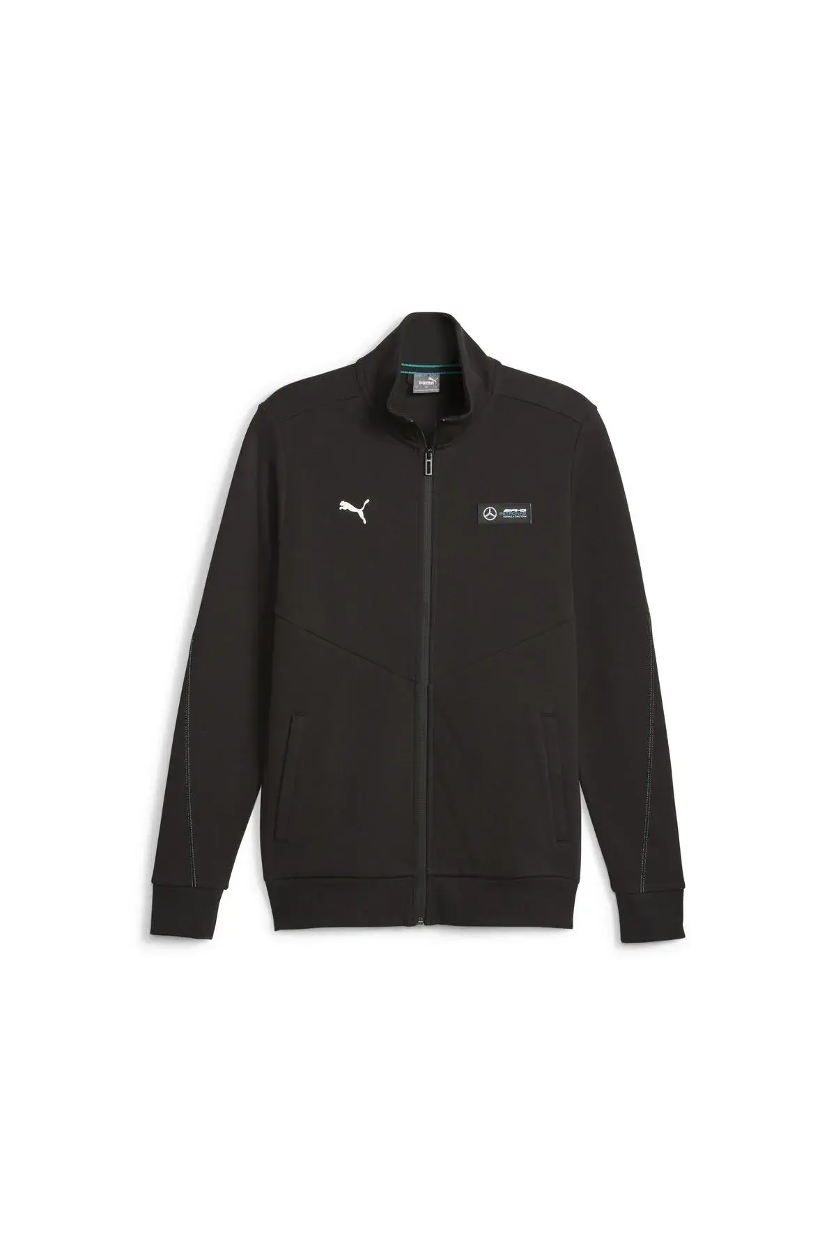 Puma MAPF1 Sweat Jacket, slim Siyah Erkek Fermuarlı Sweatshirt