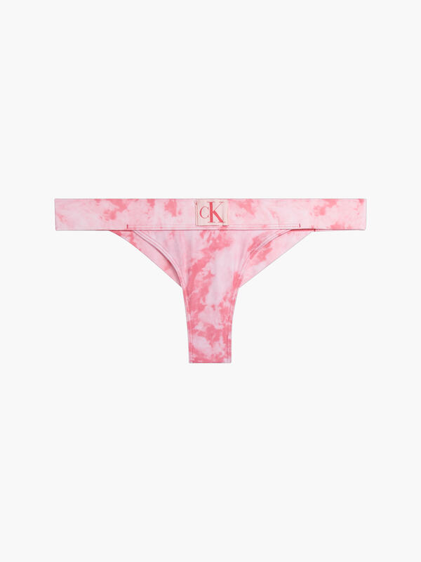 Calvin Klein BRAZILIAN-PRINT Kadın Pembe Bikini Altı