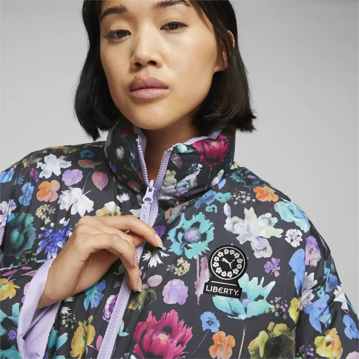 PUMA X LIBERTY Puffer Jacket Kadın Renkli Mont