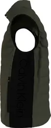 Calvin Klein RECYCLED SIDE LOGO V Erkek Haki Yelek