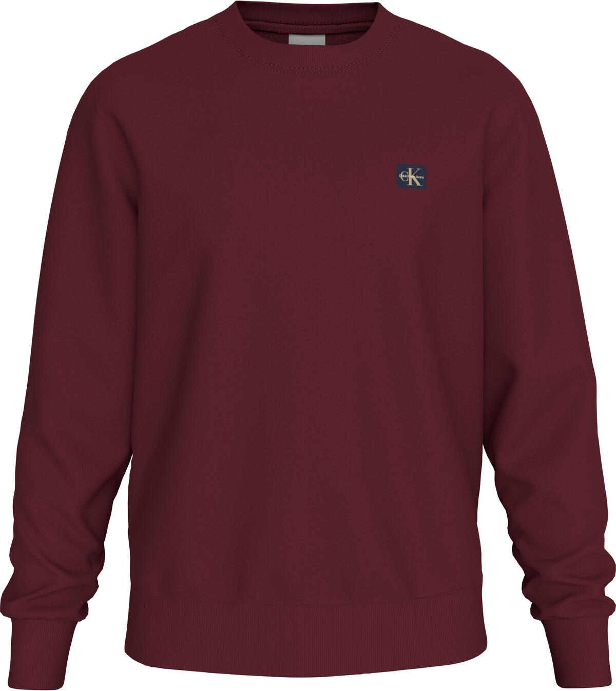 Calvin Klein LS EU 350TERRY BADGE CN SWTSHRT Kırmızı Erkek Sweatshirt Calvin Klein LS EU 350TERRY BADGE CN SWTSHRT Kırmızı Erkek Sweatshirt