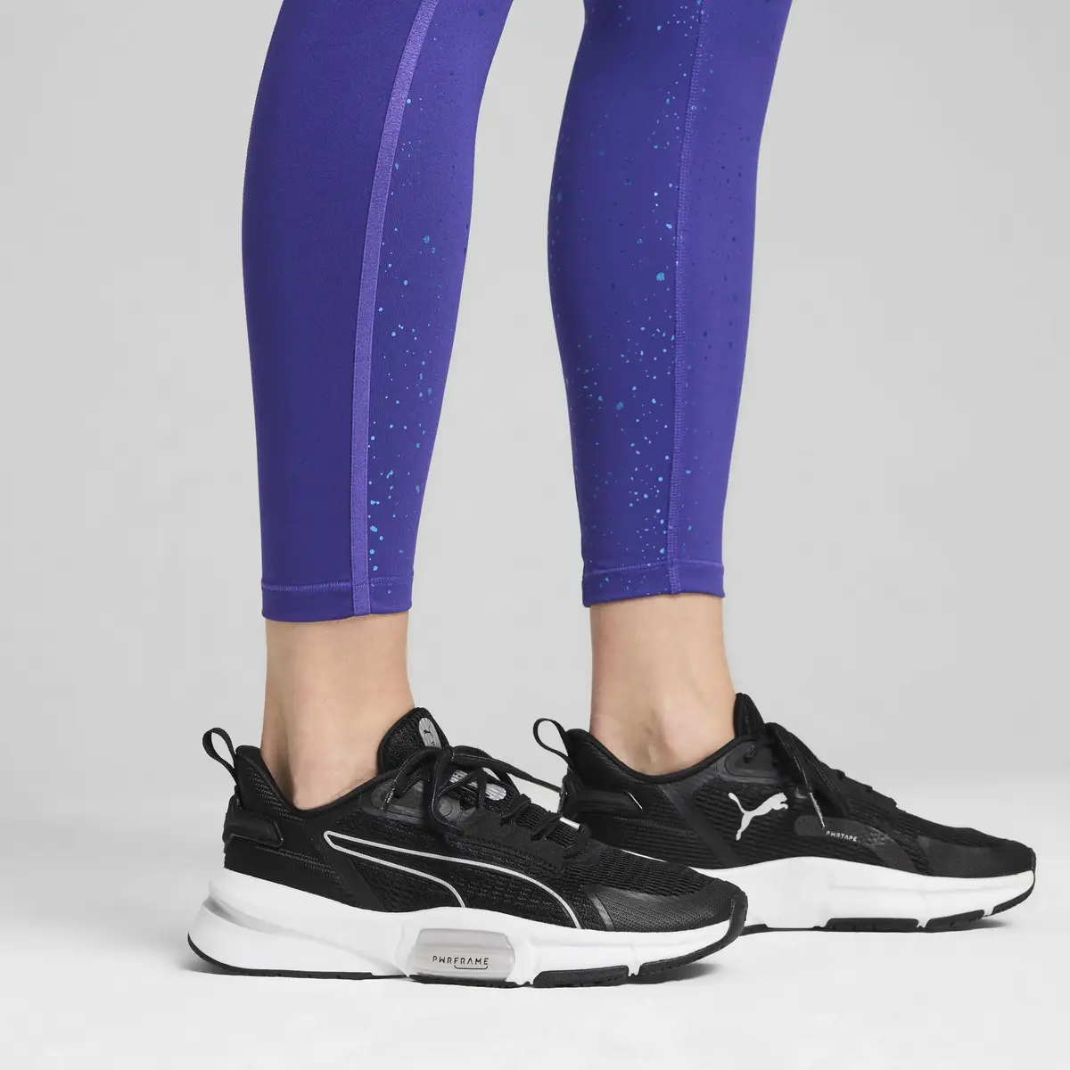 Puma PWRFrame TR 3 Wns Intergala Siyah Kadın Yürüyüş ve Koşu Ayakkabısı
