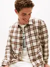 Tommy Hilfiger PADDED RLX OVERSHIRT, 0M7 Kahverengi Erkek Gömlek