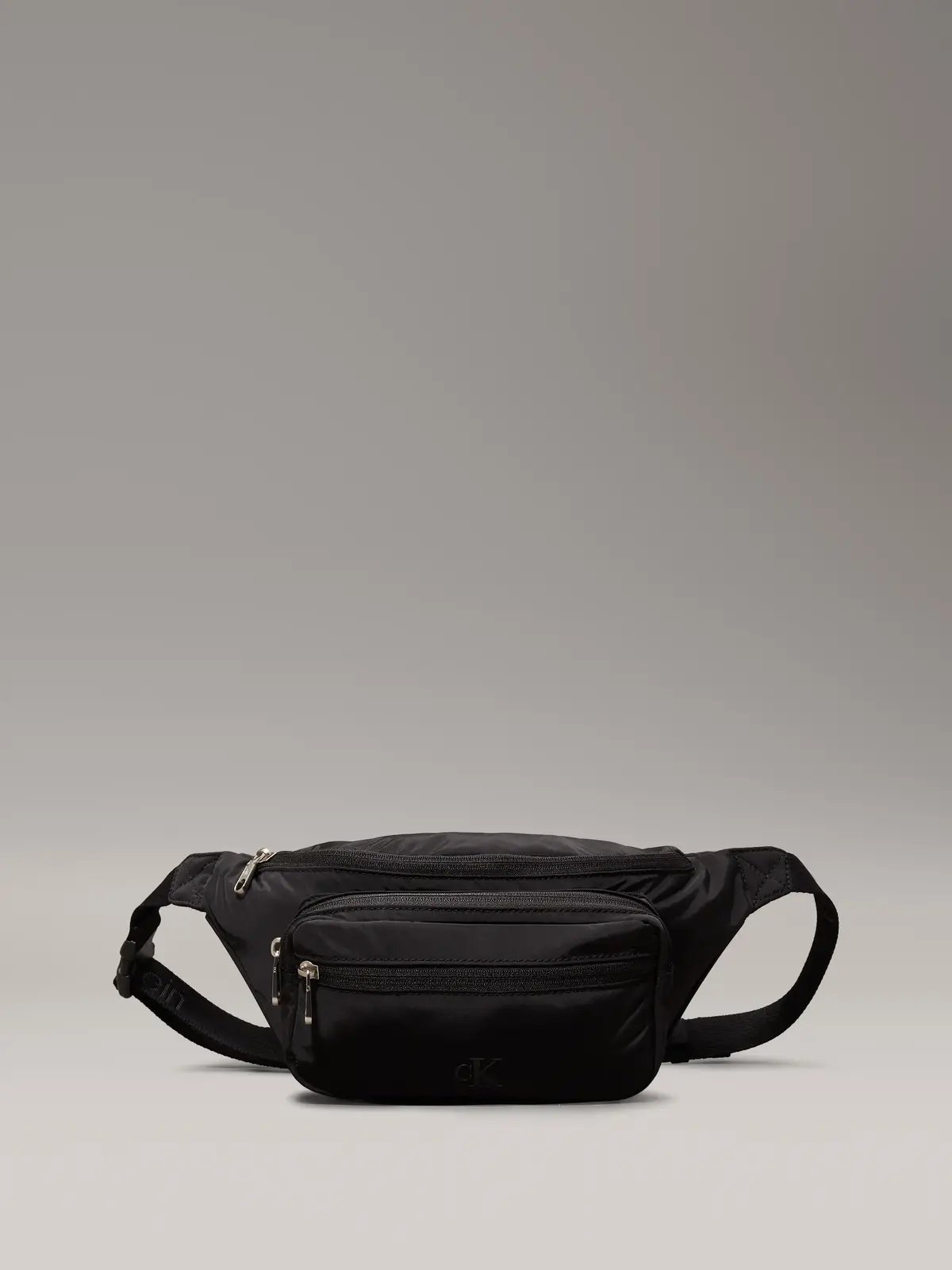 Calvin Klein OVER WEBBING WAISTBA Erkek Siyah Bel çanta