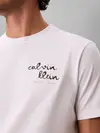 Calvin Klein SS 30S EU CK TRVL Beyaz Erkek Tişört