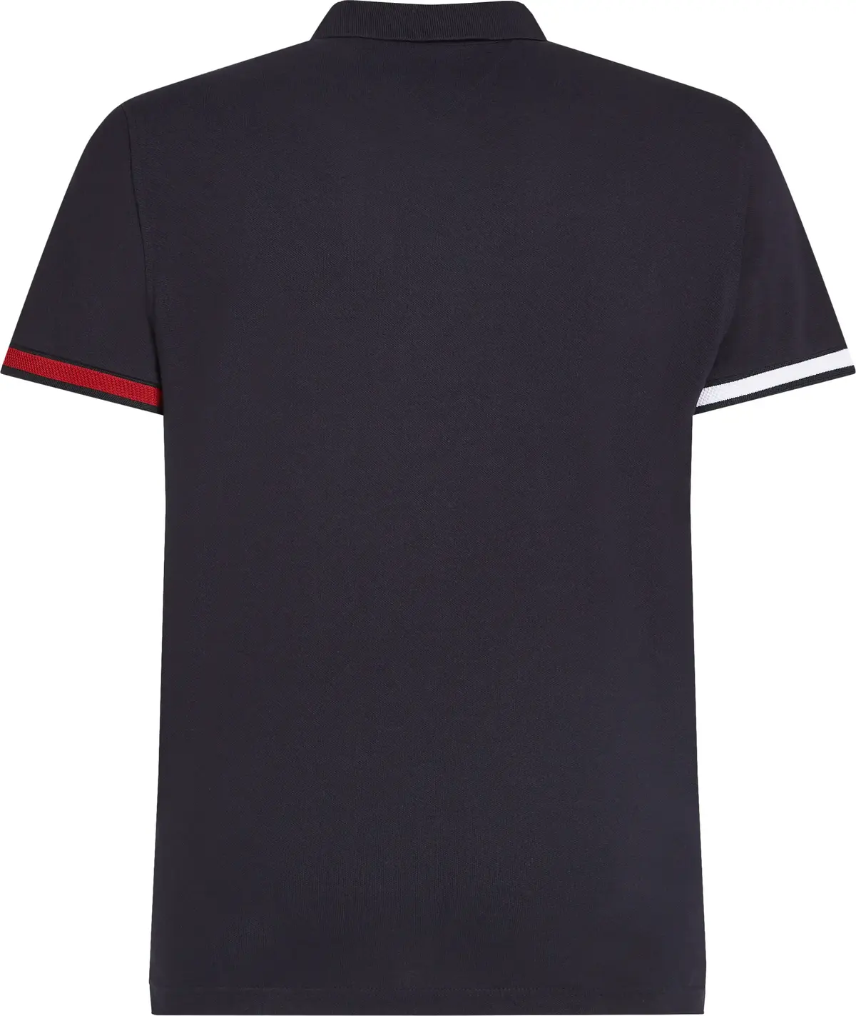 Tommy Hilfiger FLAG CUFF SLIM POLO, DW5 Siyah Erkek T-Shirt & Polo