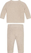 Calvin Klein CONFETTI YARN KNITTE Bebek Krem Eşofman Takımı