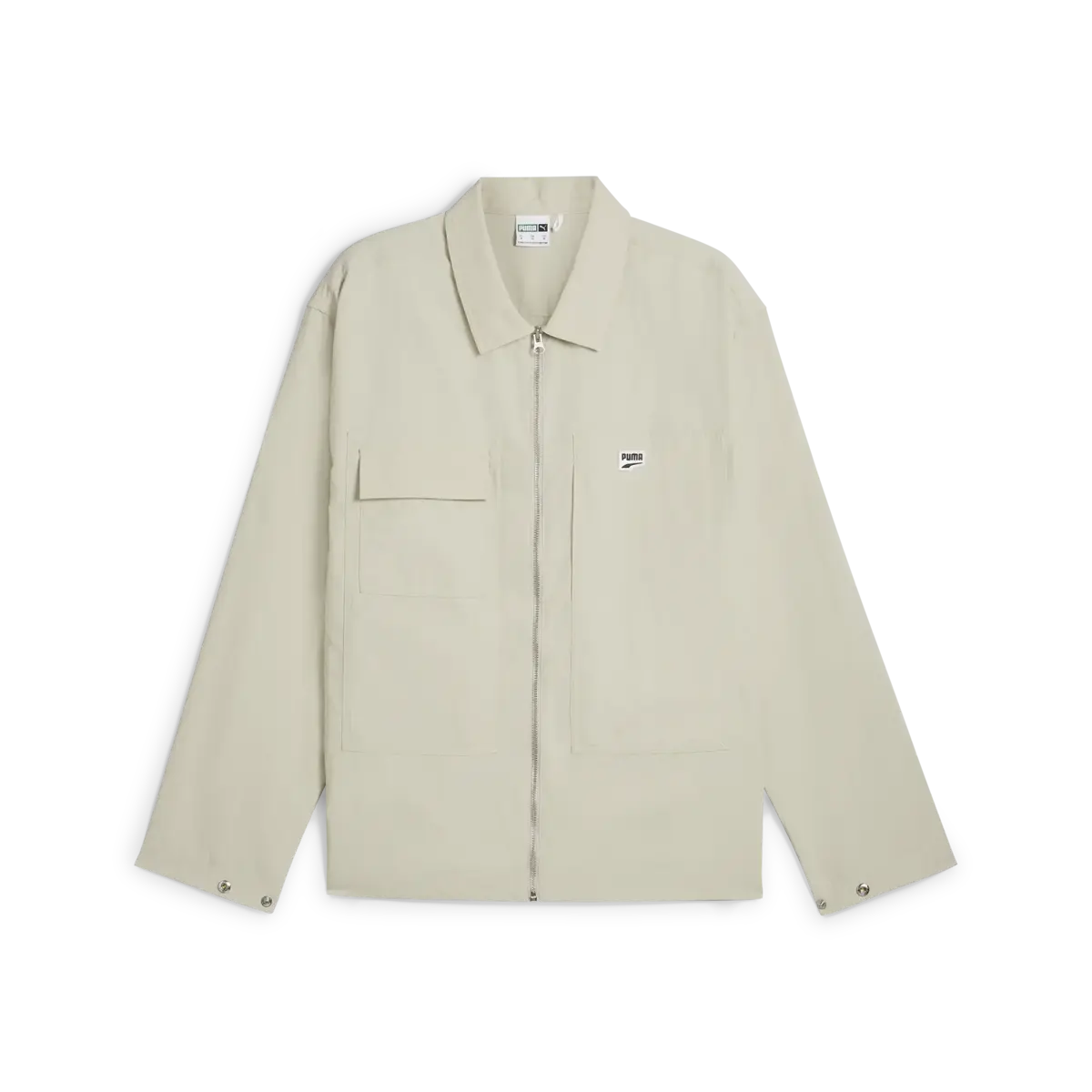 Puma DOWNTOWN Relaxed Shirt Bej Erkek Ceket