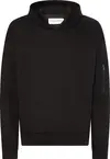 Calvin Klein SMOOTH COTTON COMFOR Erkek Siyah Hoodie