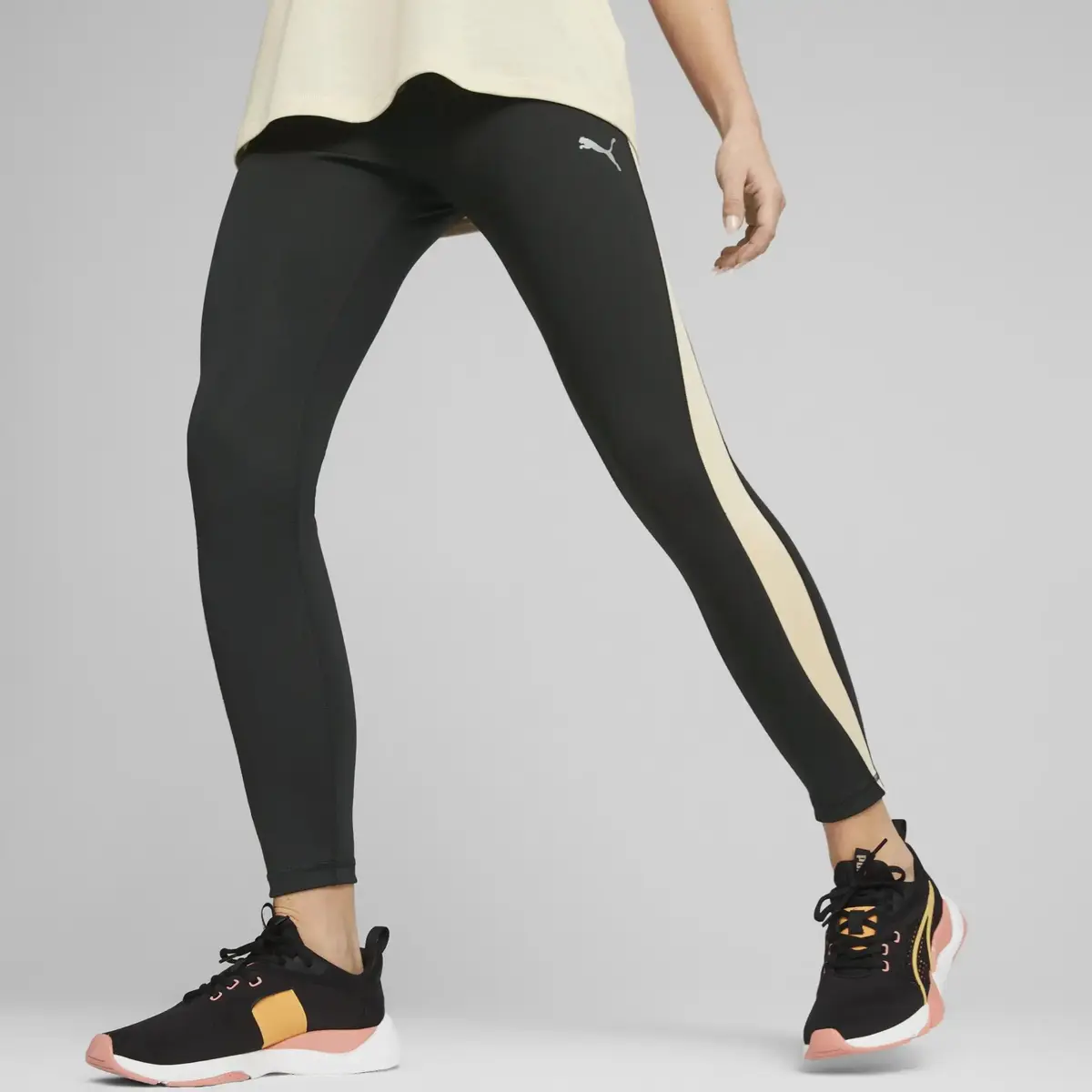 Puma Evostripe Yüksek Bel Kadın Siyah Tayt