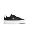 Calvin Klein VULC FLATFORM MG NYL, 0GM Siyah Kadın Spor Ayakkabı & Sneaker