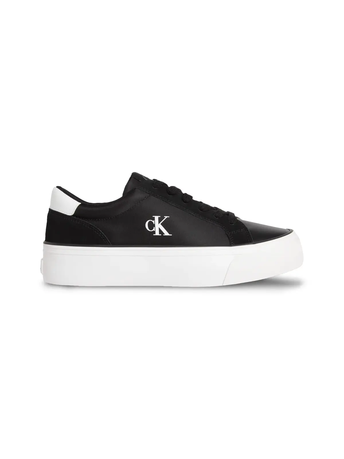 Calvin Klein VULC FLATFORM MG NYL, 0GM Siyah Kadın Spor Ayakkabı & Sneaker