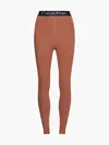 Calvin Klein WO - Legging (7/8) Kadın Kahverengi Tayt