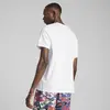 PUMA WARDROBE ESS Graphic Tee Beyaz Erkek T-Shirt