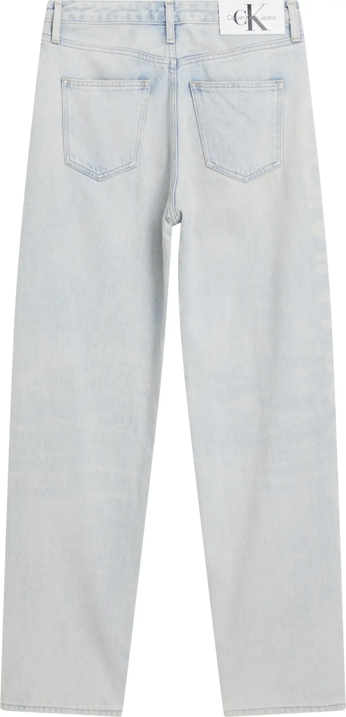 Calvin Klein LOW RISE STRAIGHT Kadın Mavi Kot Pantolon