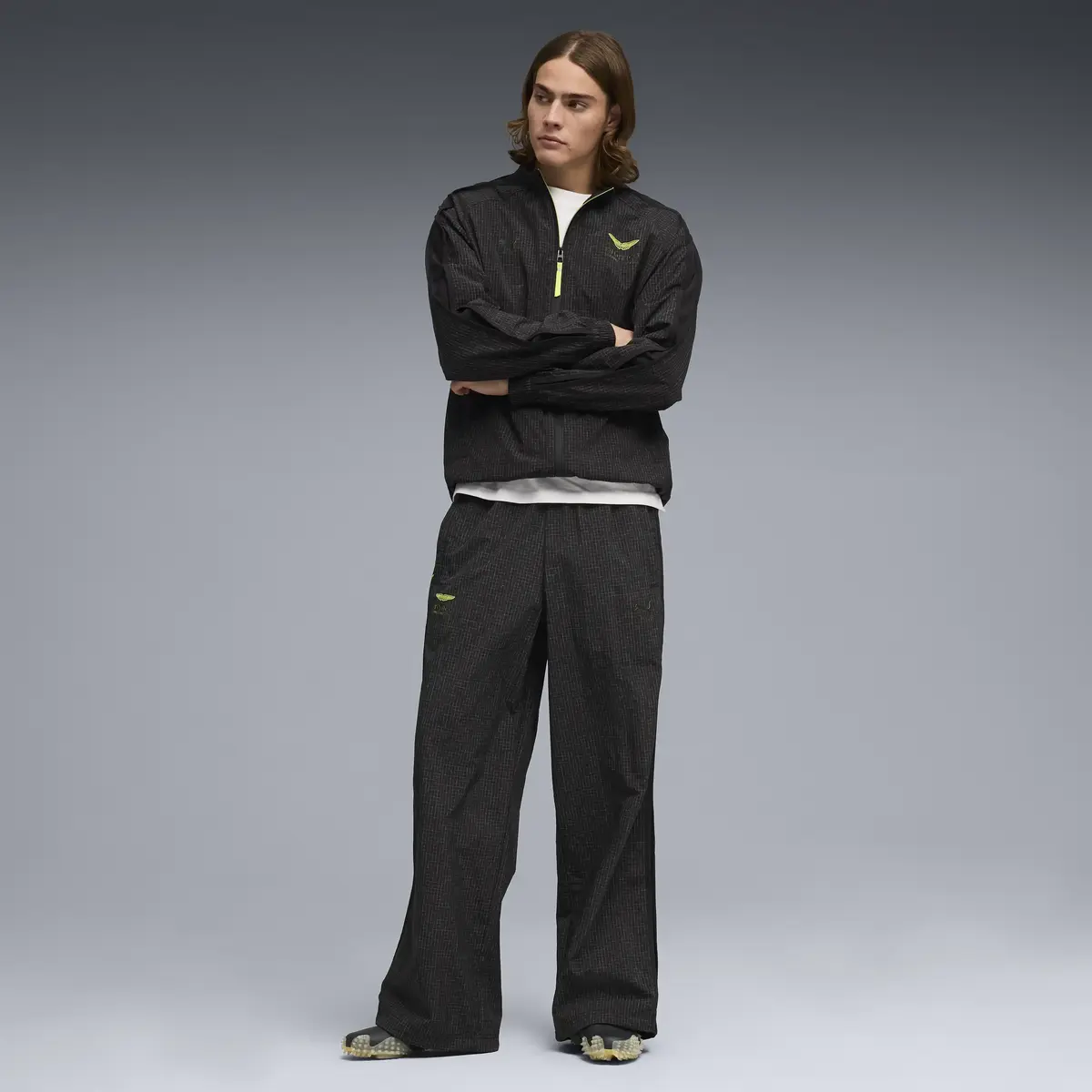 Puma AMF1 Lifestyle T7 Over Pants Siyah Erkek Eşofman Altı