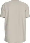 Calvin Klein SMALL CK BOX TEE, PDH Krem Erkek T-Shirt & Polo
