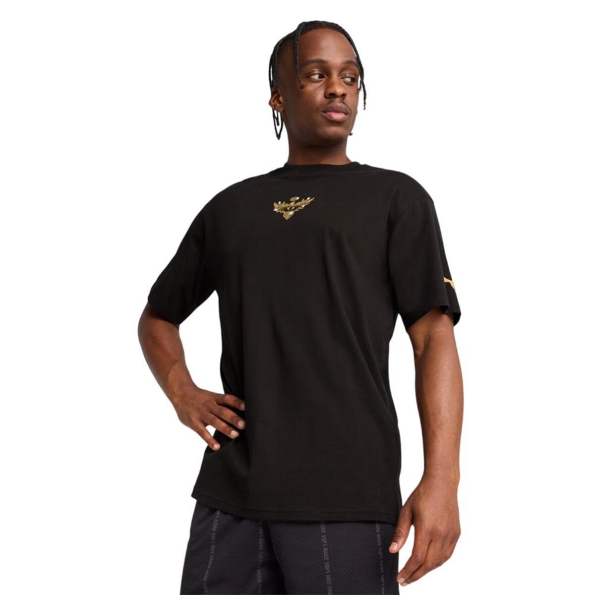 Puma Melo Alwayz On 1 Tee Siyah Erkek T-Shirt