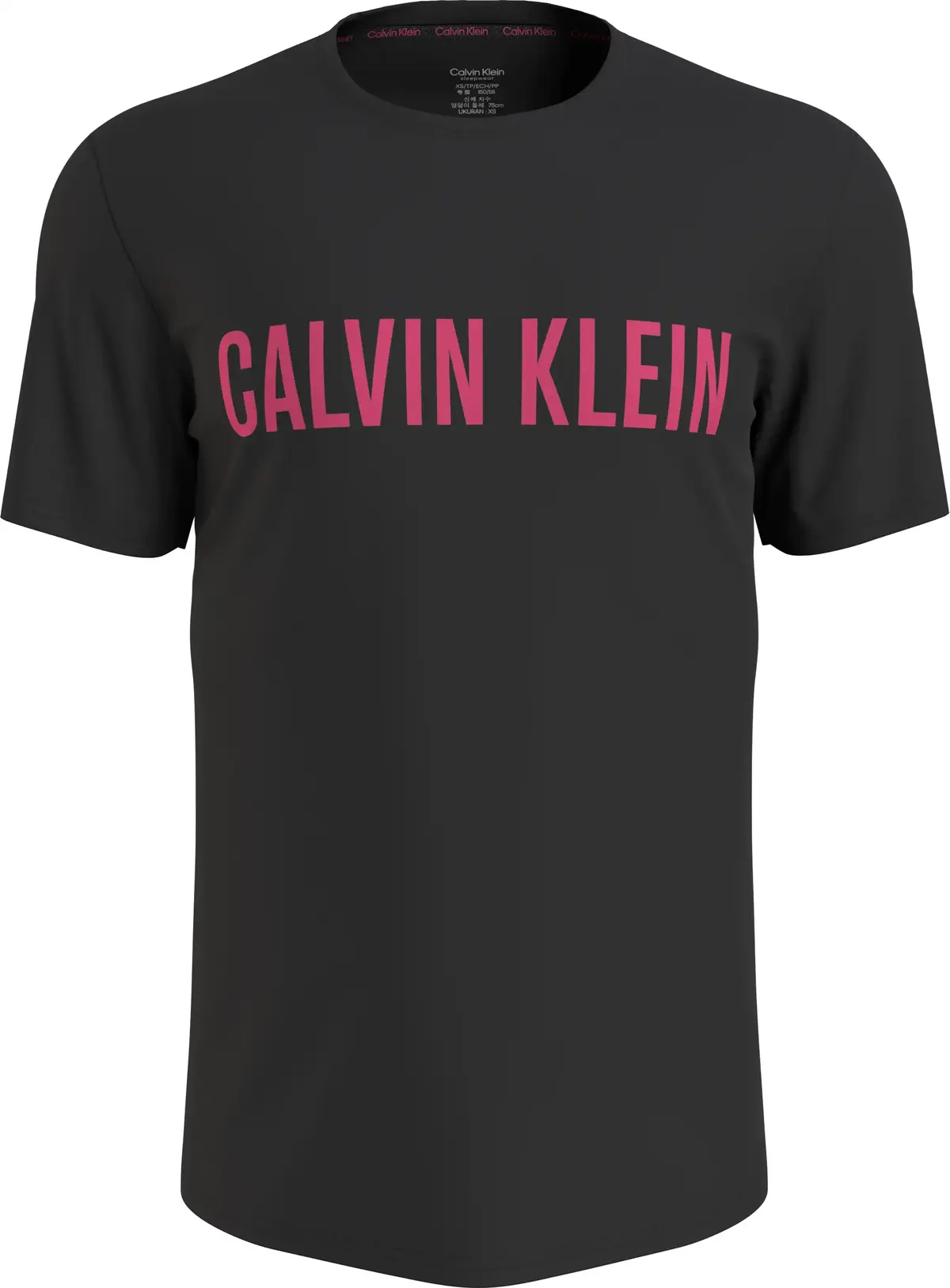 Calvin Klein S/S CREW NECK Erkek Siyah T-Shirt