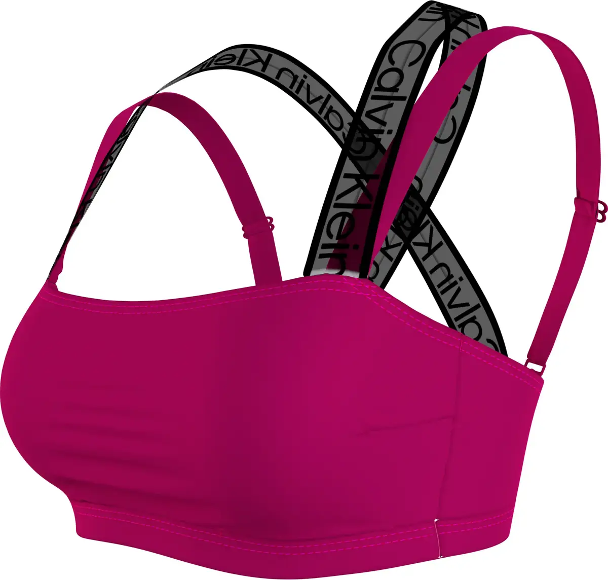 Calvin Klein BRALETTE-RP Kadın Pembe Bikini Üstü