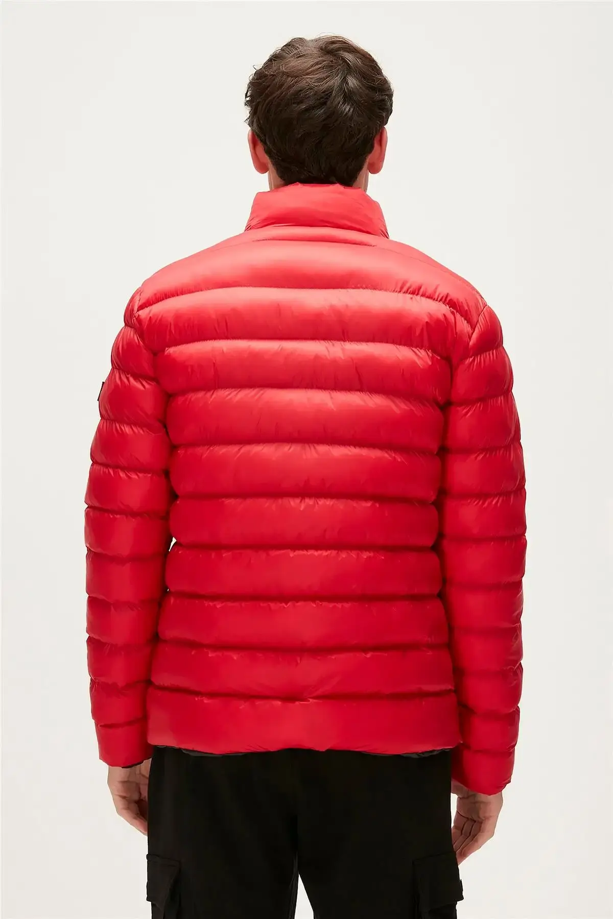 BAD BEAR BOSS PUFFER JACKET Erkek Kırmızı Şişme Mont